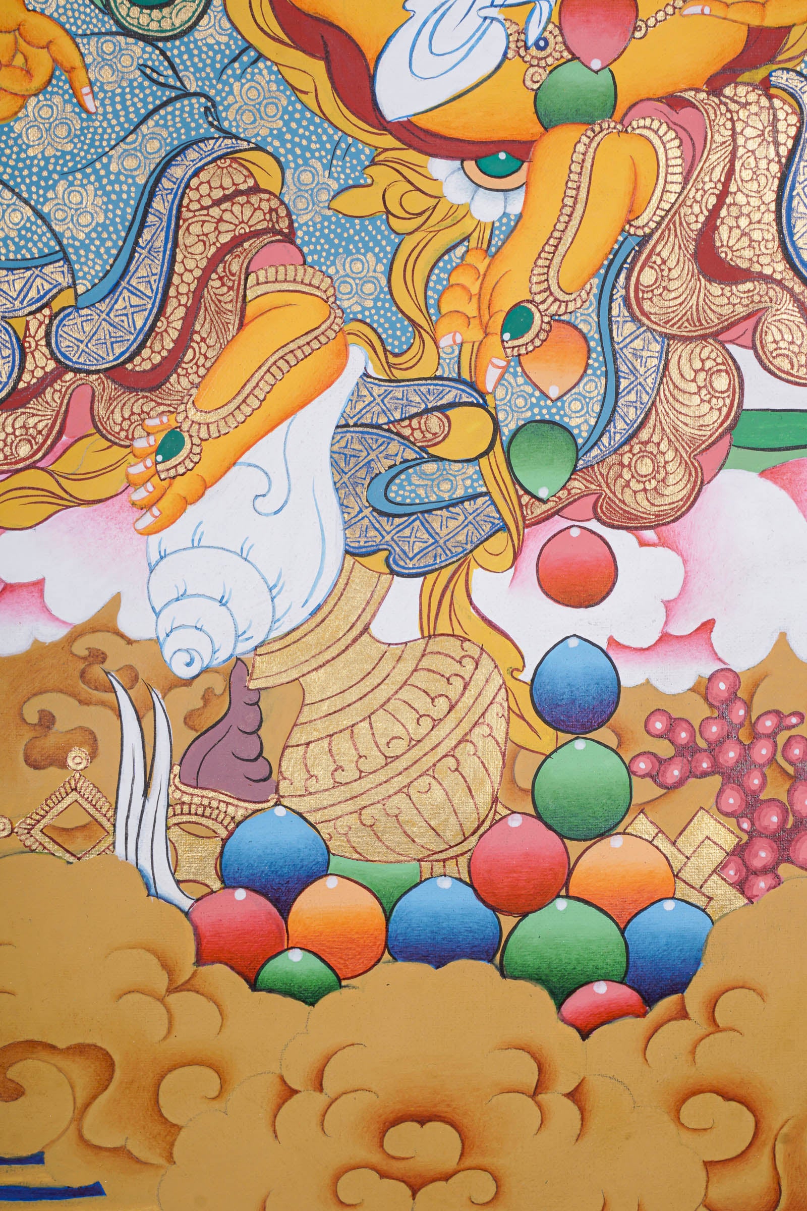 Zambala Thangka Painting - Wall Hanging Decor