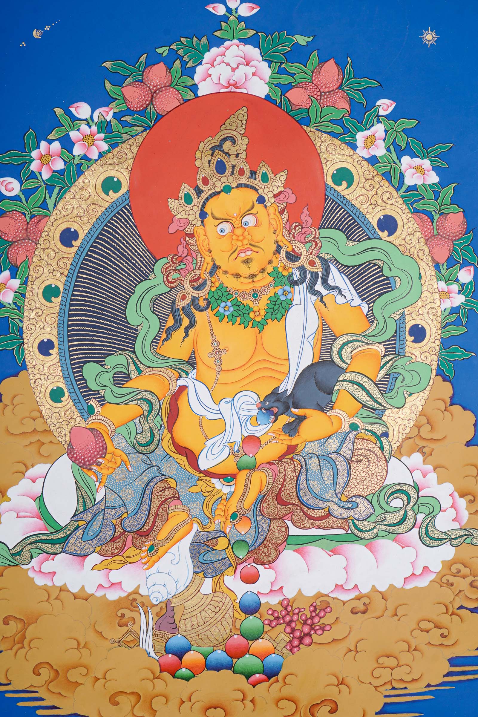 Zambala Thangka Painting - Wall Hanging Decor