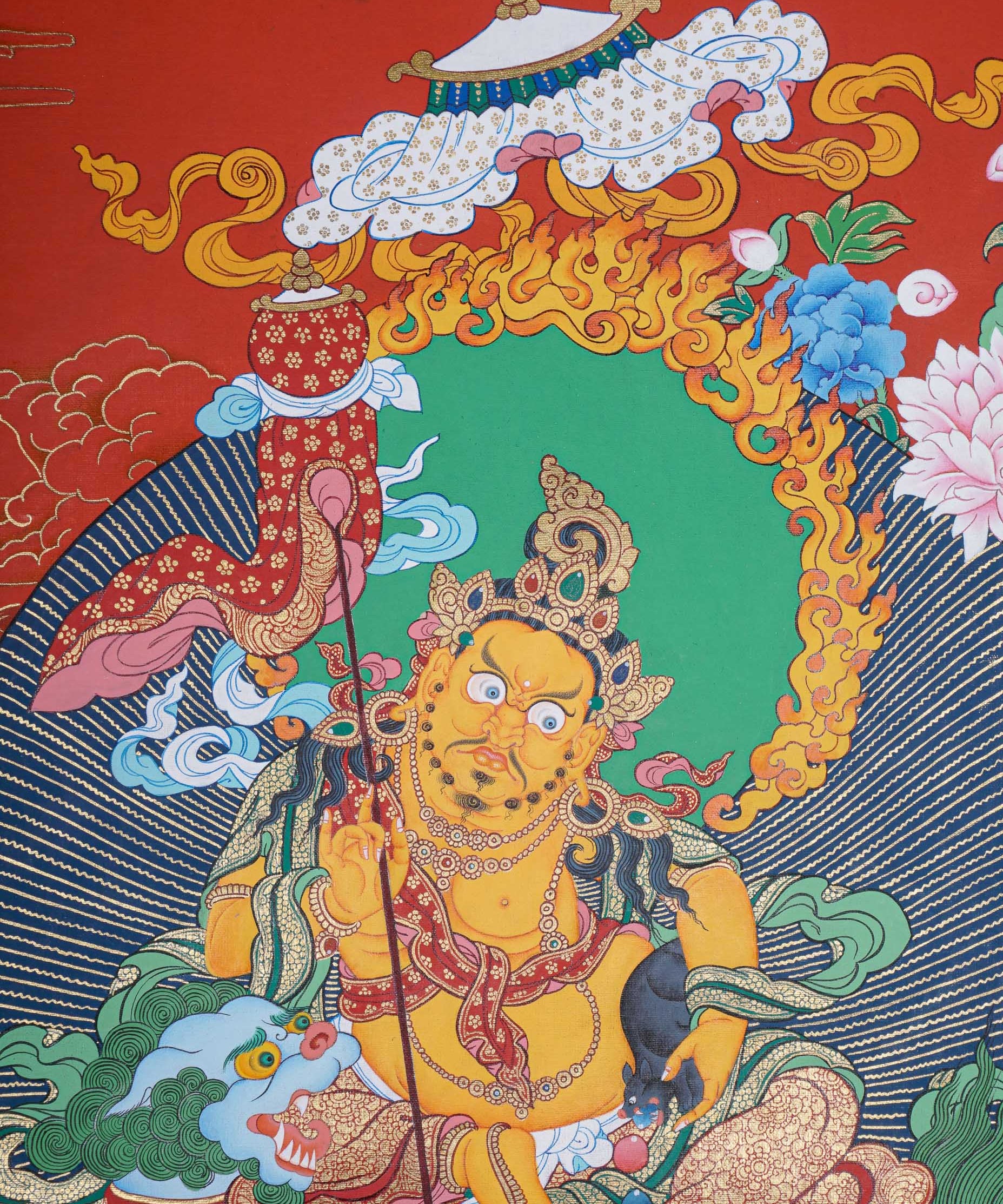 Zambala Thangka Painting - Tibetan Art