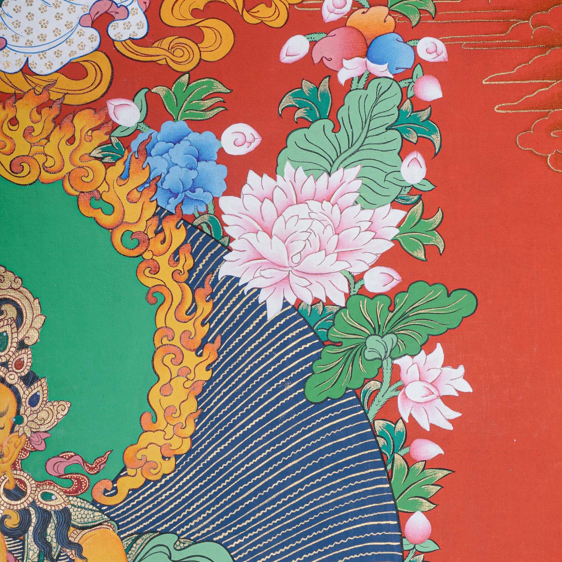 Zambala Thangka Painting - Tibetan Art