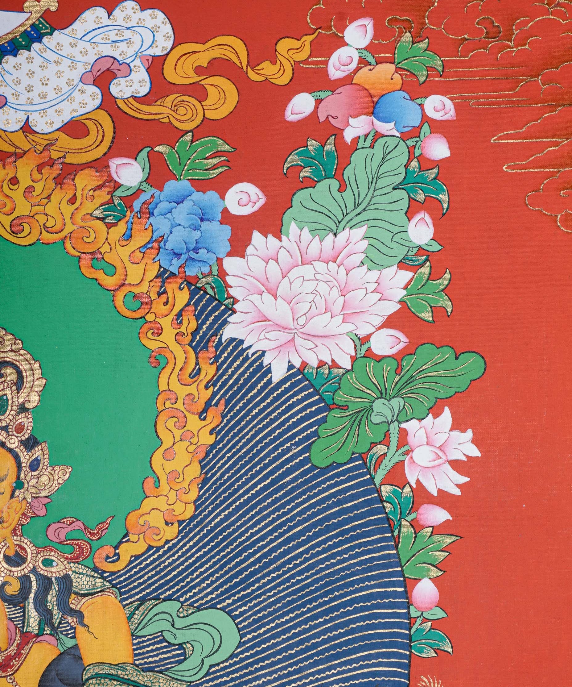 Zambala Thangka Painting - Tibetan Art