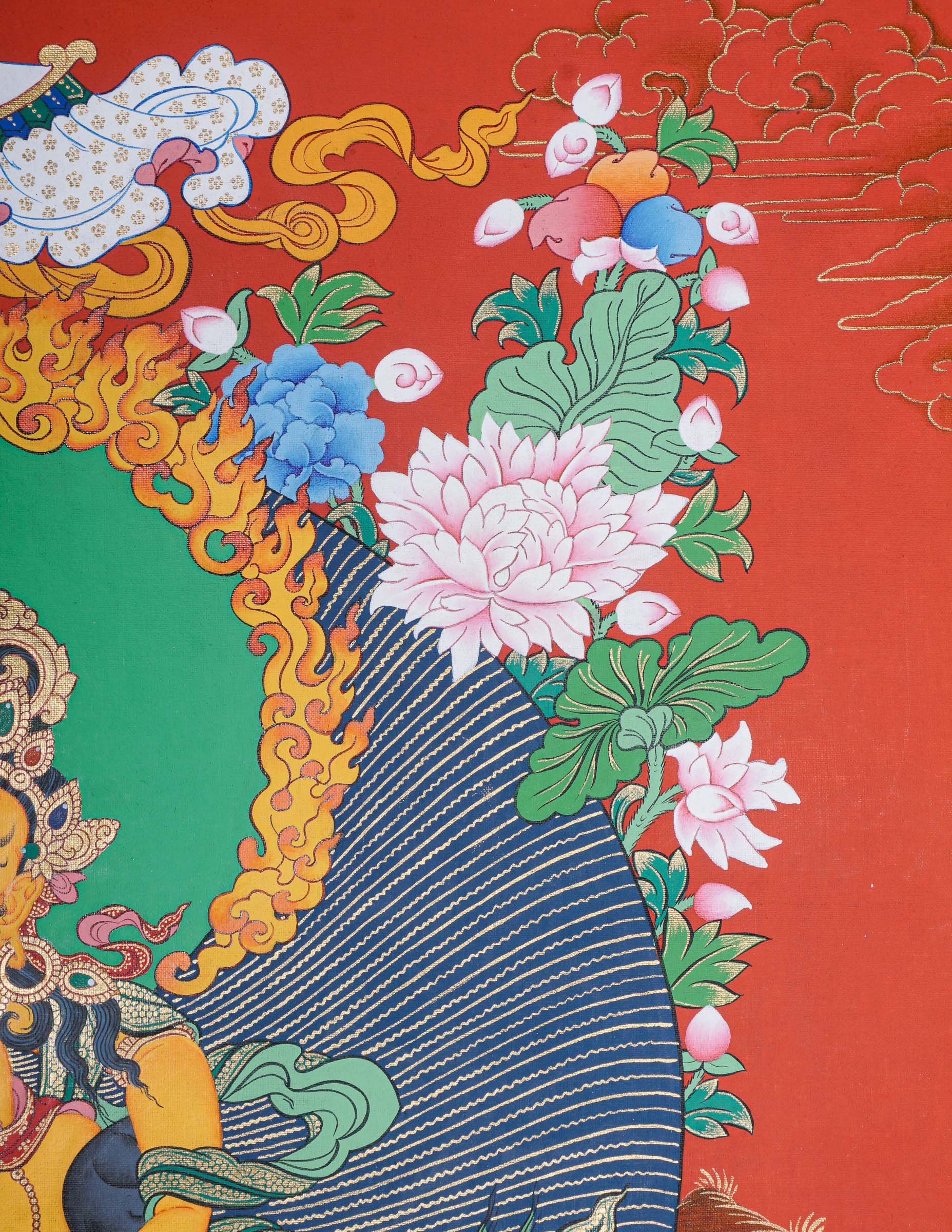 Zambala Thangka Painting - Tibetan Art