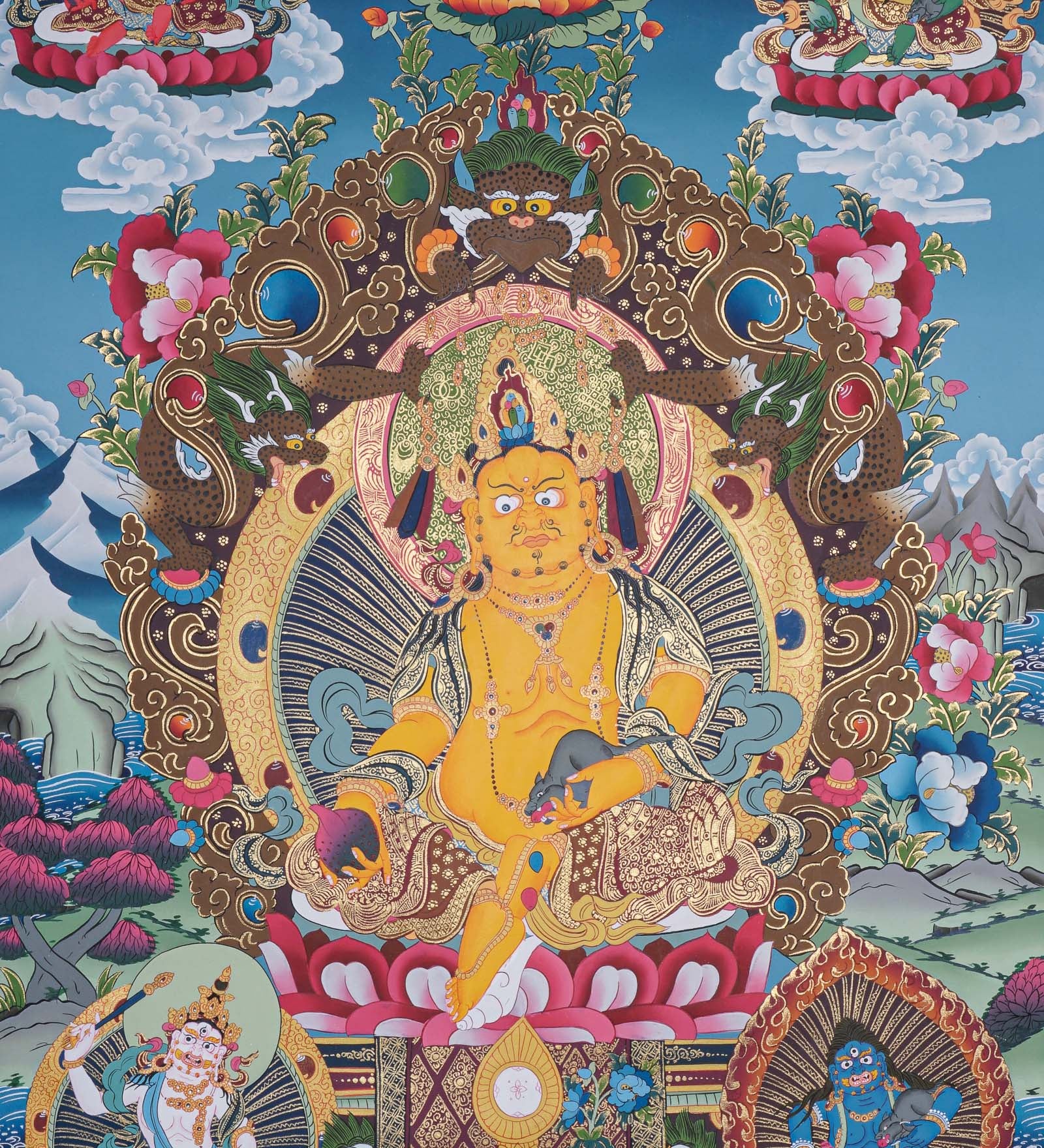 Zambala Thangka - Tibetan Painting