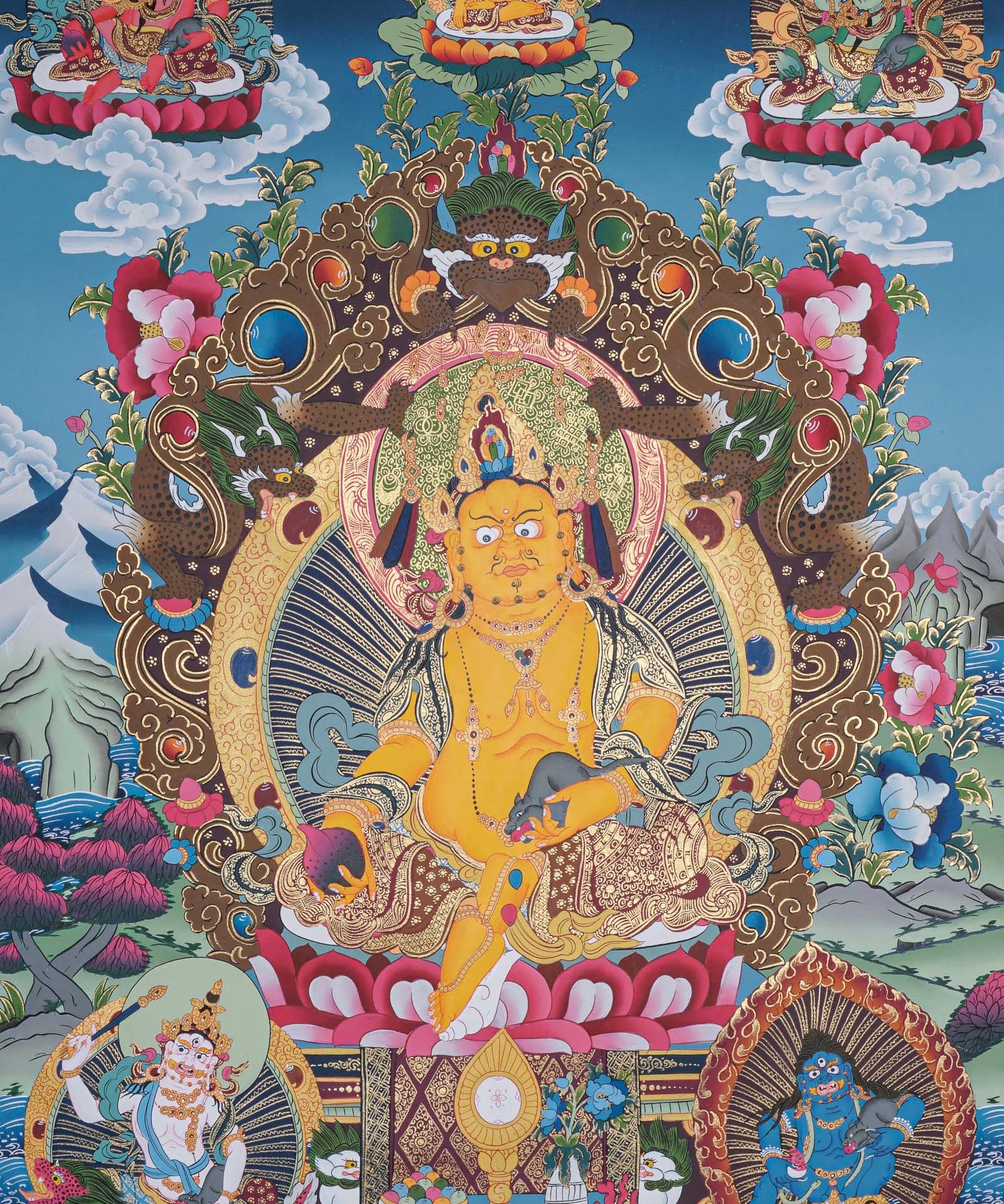 Zambala Thangka - Tibetan Painting