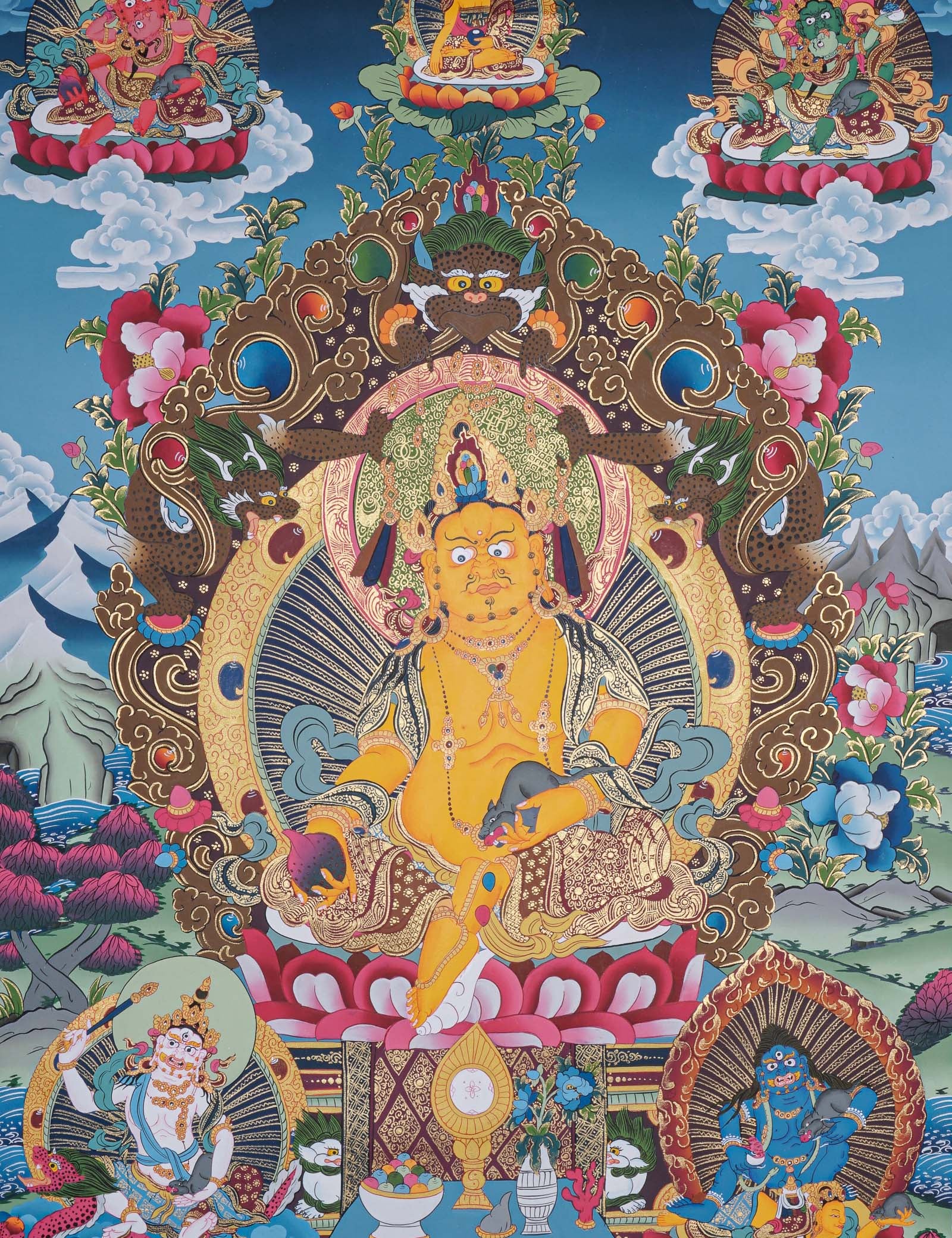 Zambala Thangka - Tibetan Painting