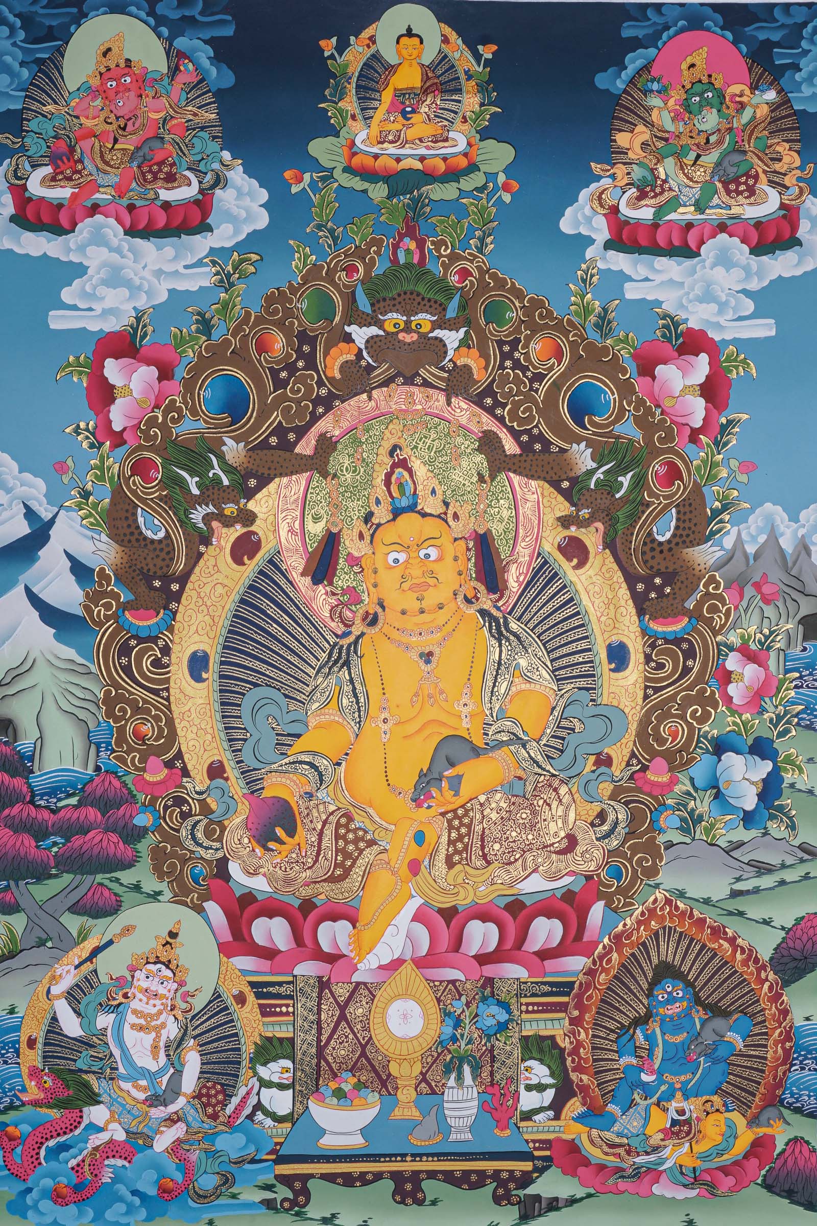 Zambala Thangka - Tibetan Painting