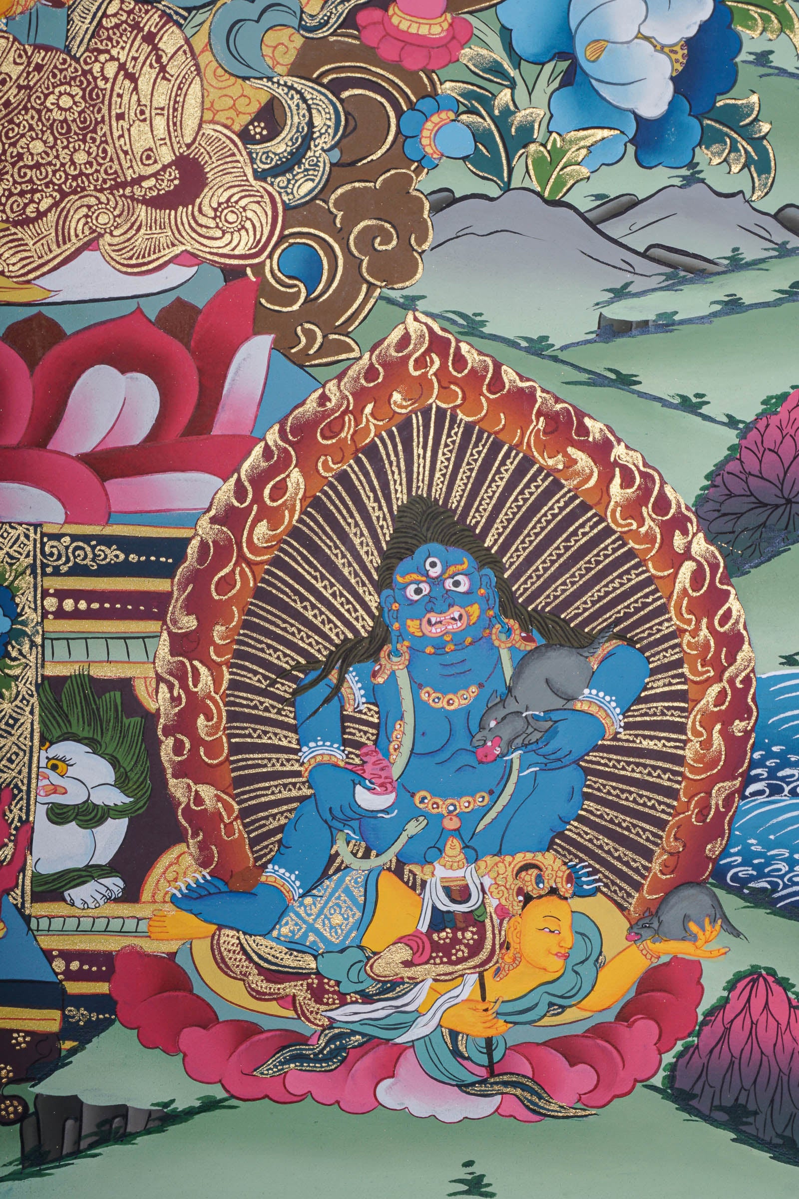 Zambala Thangka - Tibetan Painting