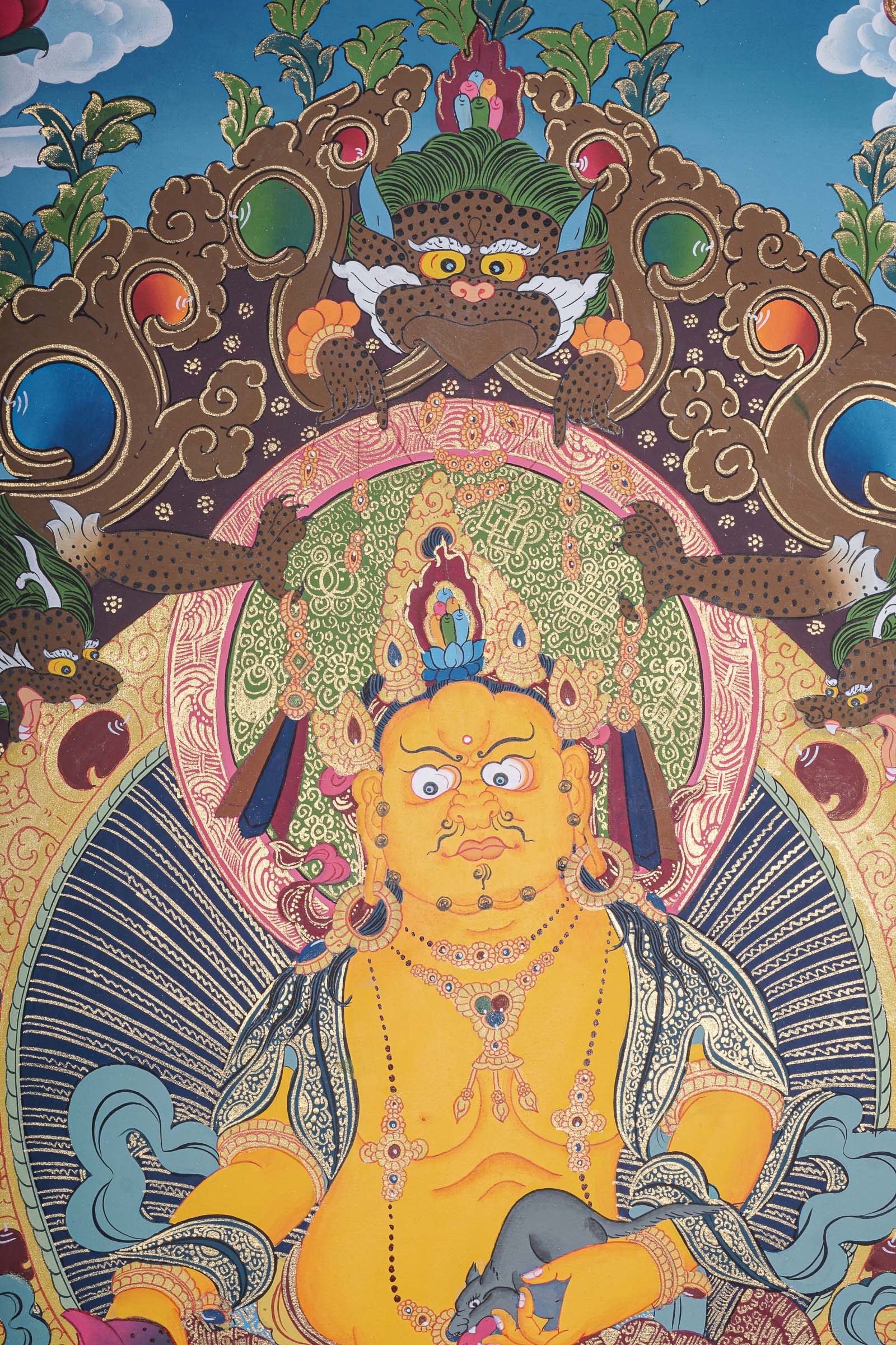 Zambala Thangka - Tibetan Painting