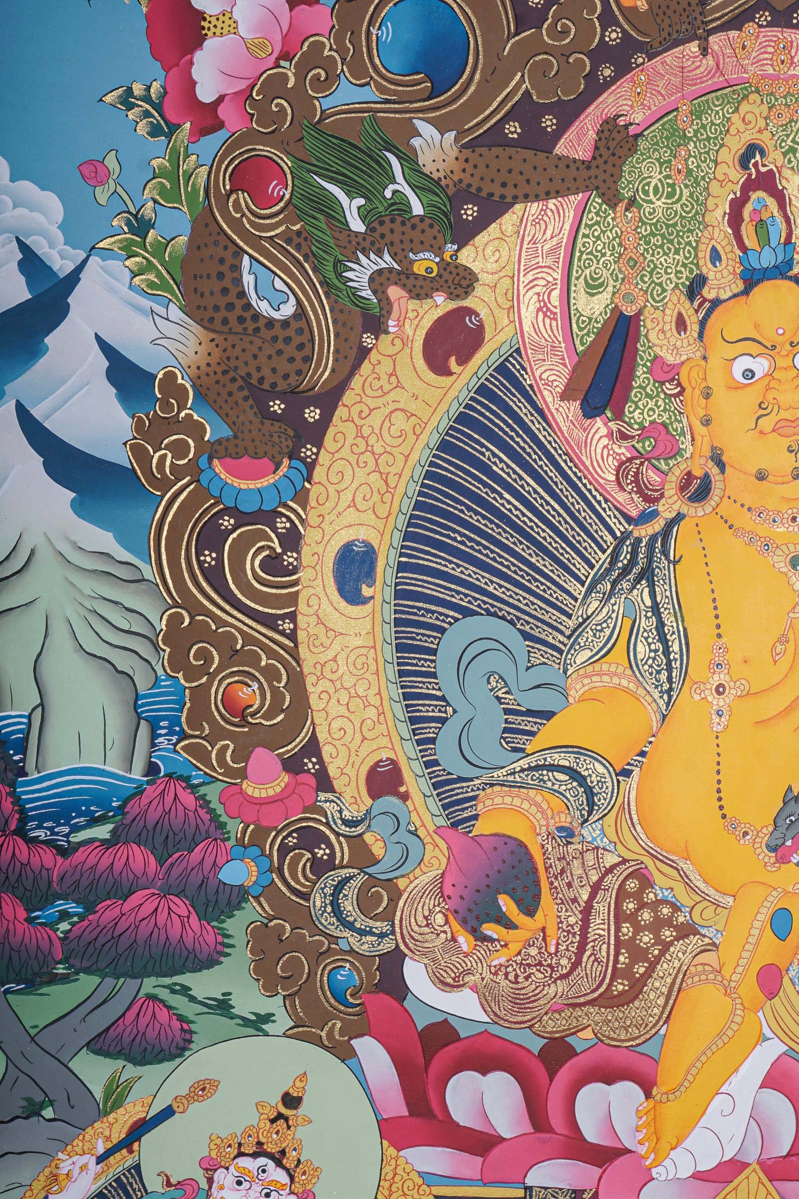 Zambala Thangka - Tibetan Painting