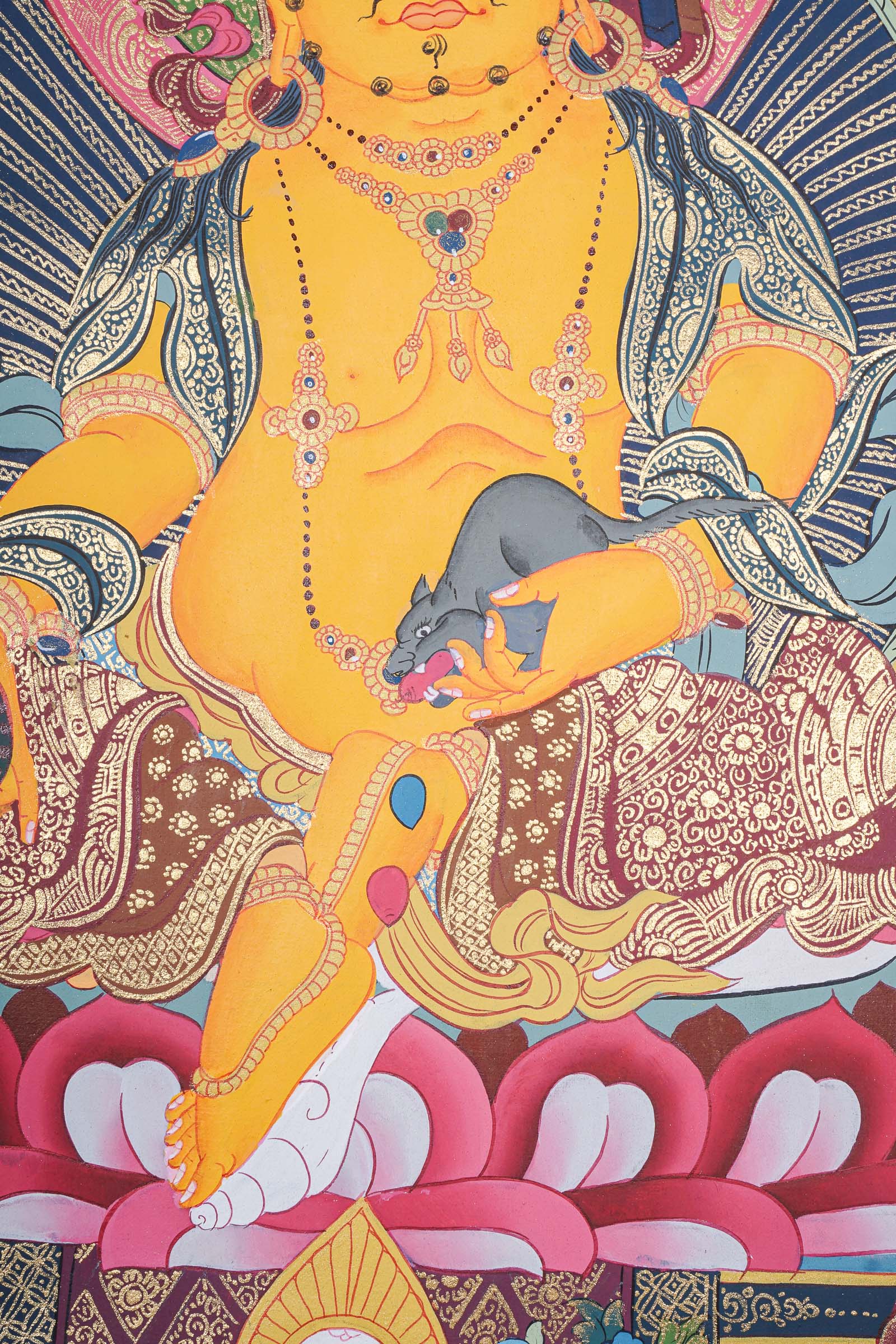 Zambala Thangka - Tibetan Painting