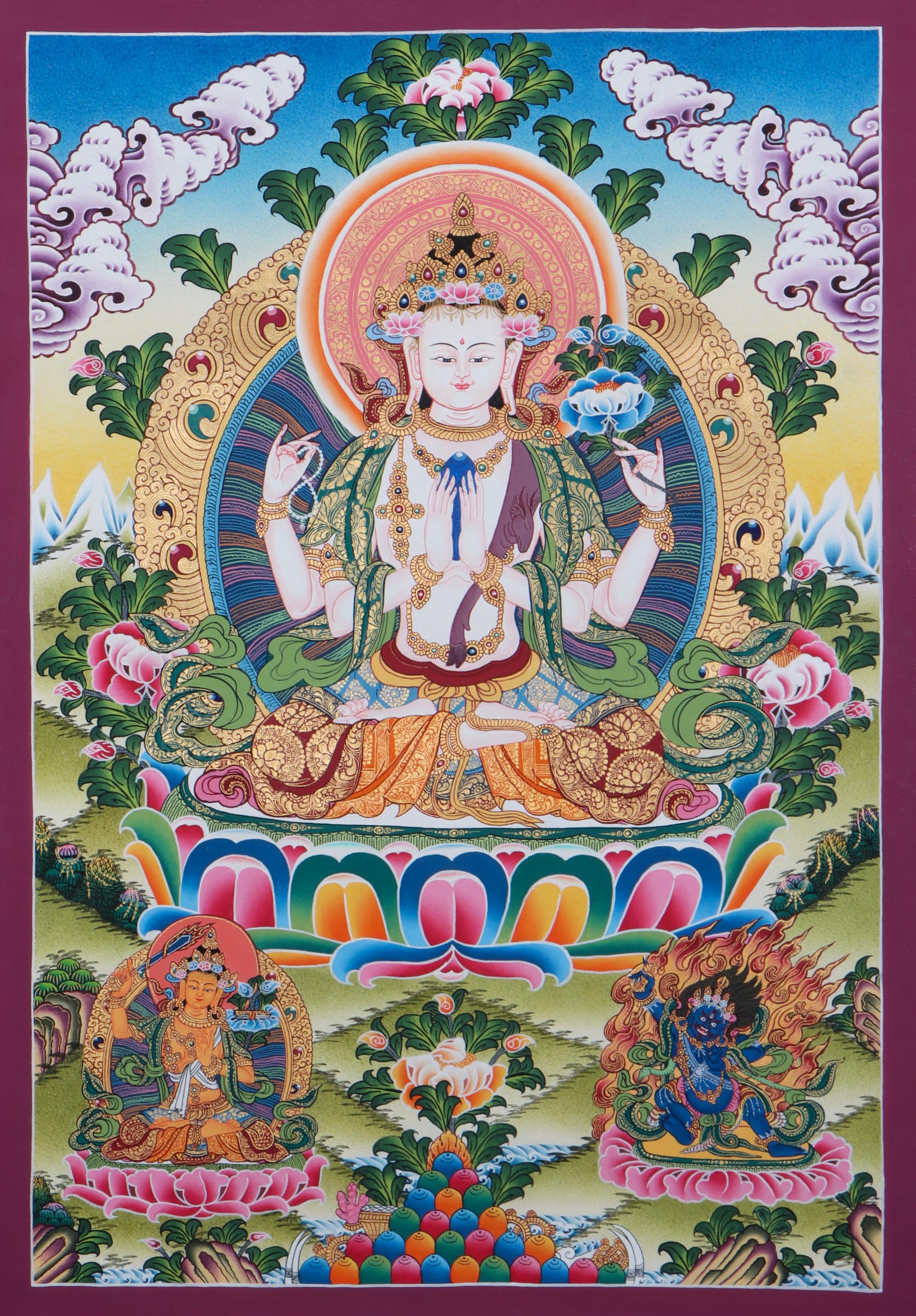 Bodhisattva Thangka | Best Thangka Gallery Online