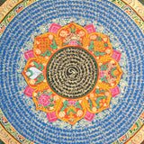 Mantra Mandala Thangka for mini altar spaces.