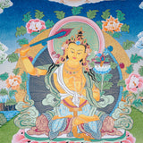 5 Manjushri Thangka - tibetan Painting