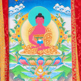  Amitabha Brocade Thangka painting for wisdom and enlightment.