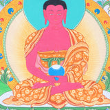  Amitabha Brocade Thangka painting for wisdom and enlightment.