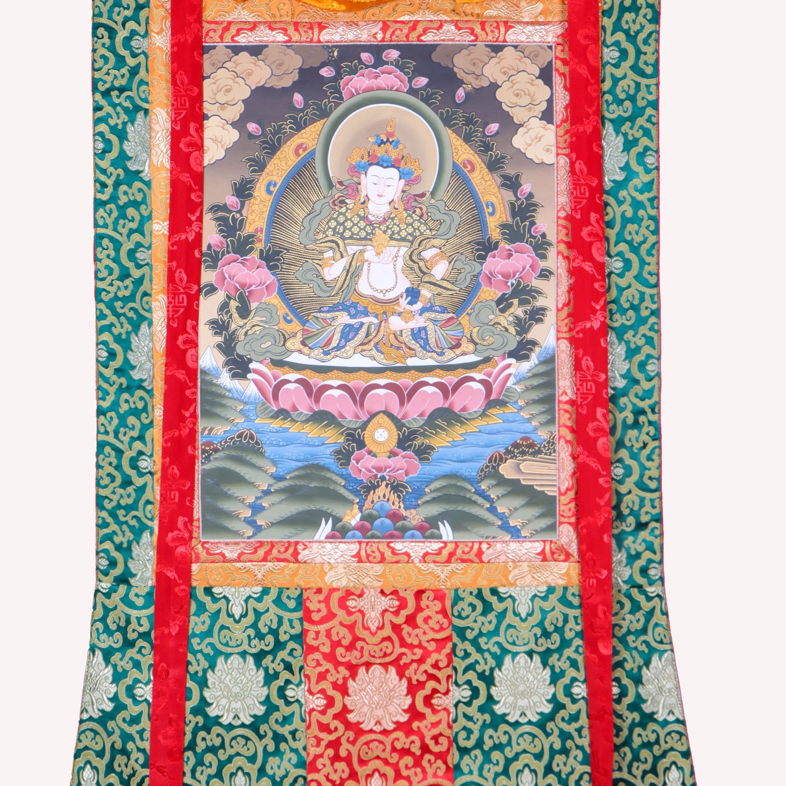 Great Purifier Vajrasattva - Genuine Thangka Painting - Himalayas Shop