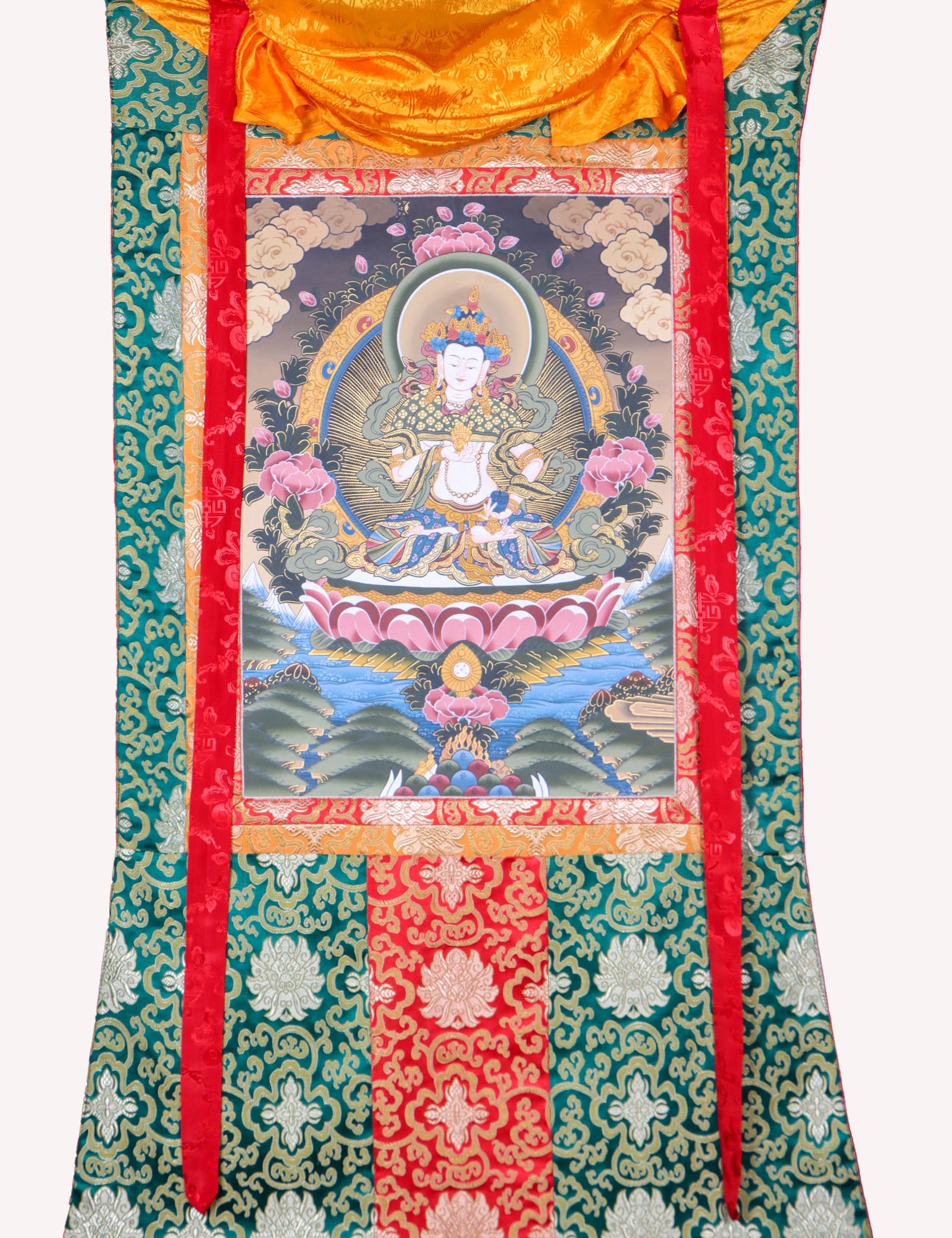 Great Purifier Vajrasattva - Genuine Thangka Painting - Himalayas Shop