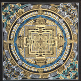 Kalachakra Mandala Thangka is perfect for meditation and personal transformation.