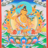 Manjushri Thangka for meditation, contemplation, and devotion.