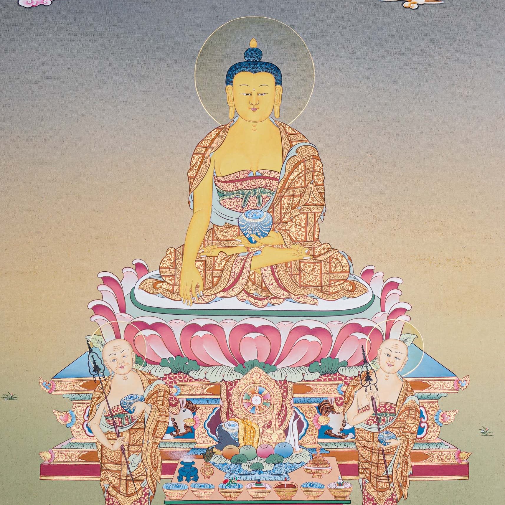 Thangka Painting of Shakyamuni Buddha