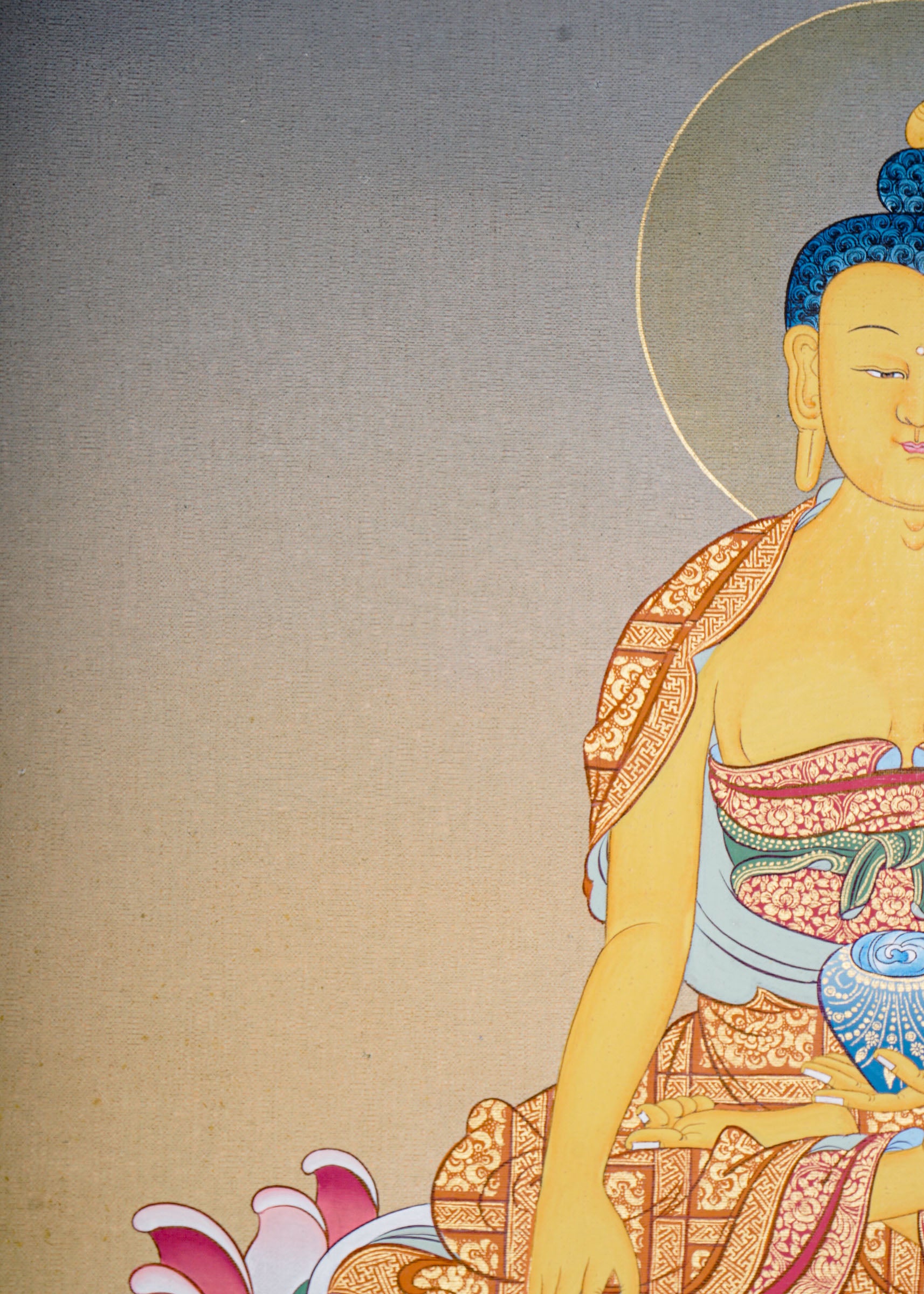 Thangka Painting of Shakyamuni Buddha