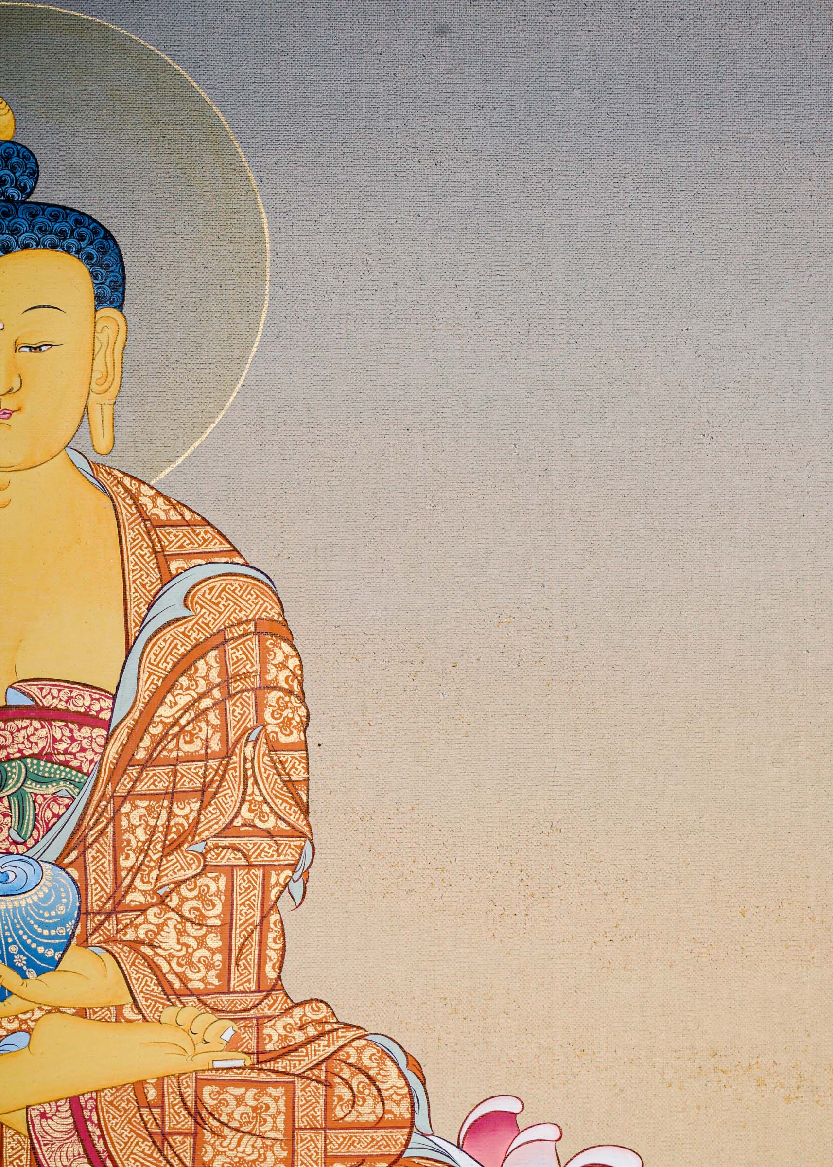 Thangka Painting of Shakyamuni Buddha