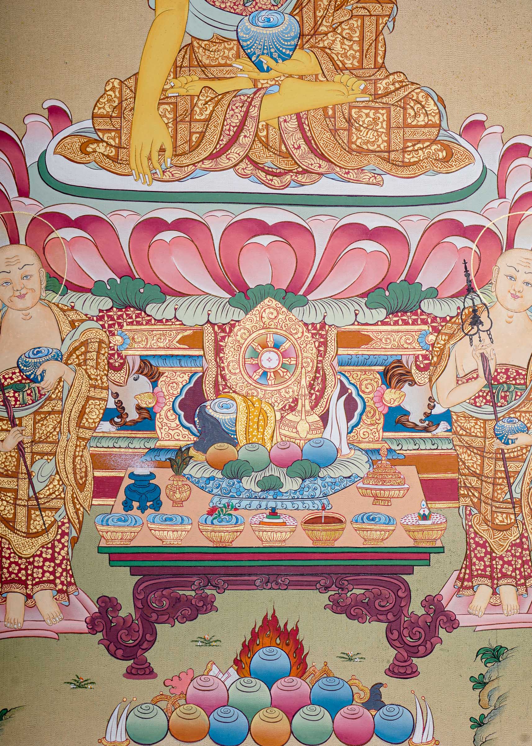 Thangka Painting of Shakyamuni Buddha