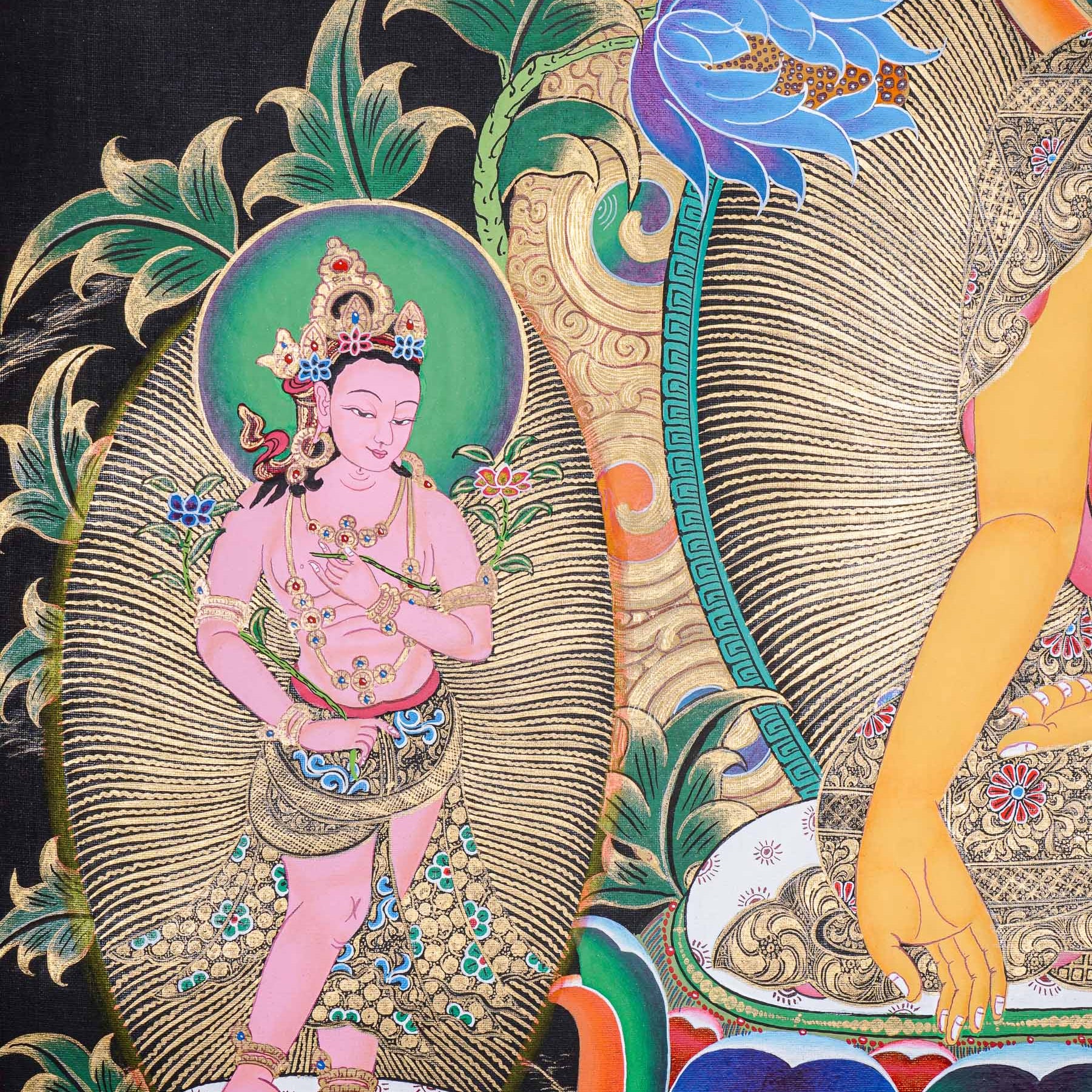 Shakyamuni Buddha Thangka - Tibetan Painting