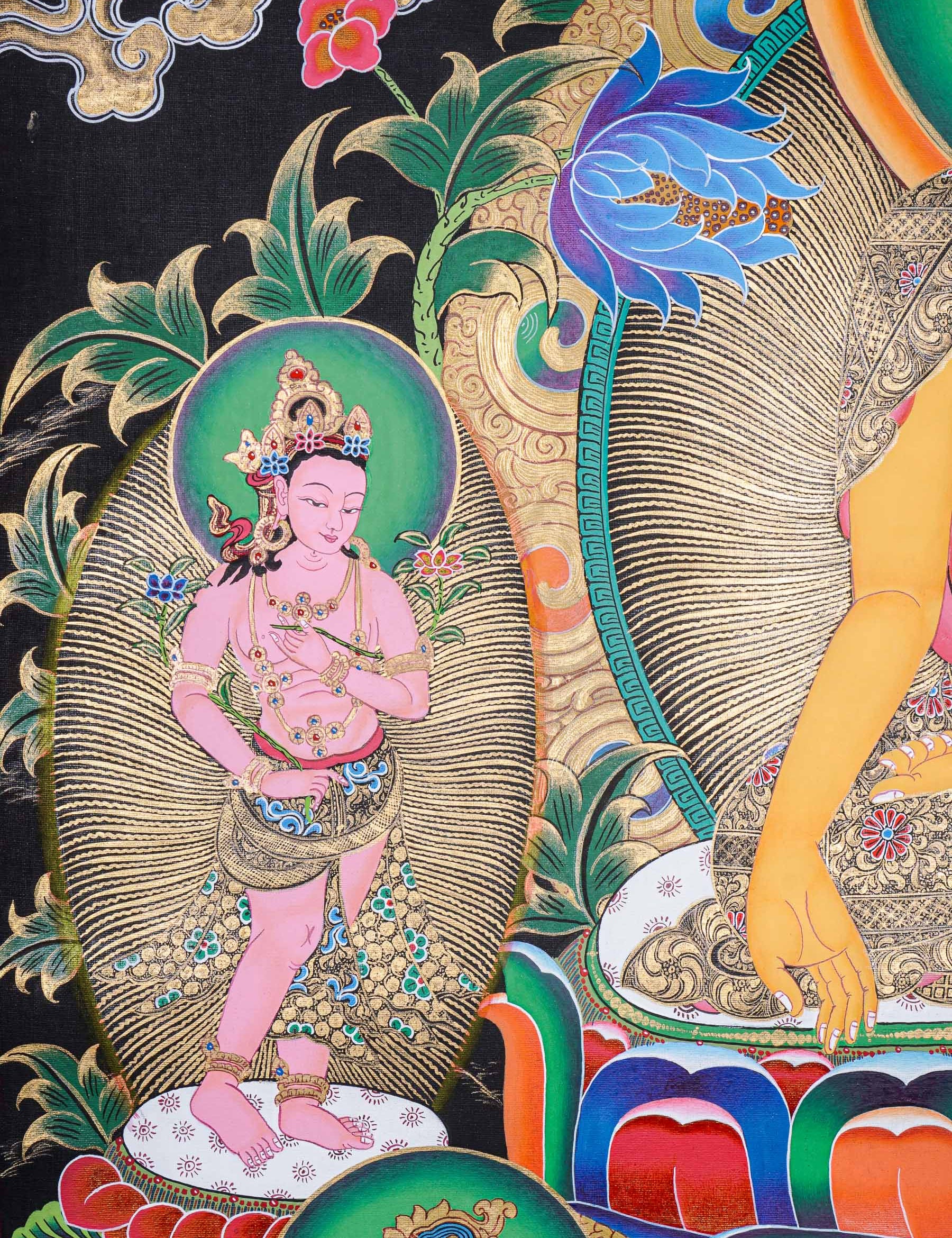 Shakyamuni Buddha Thangka - Tibetan Painting