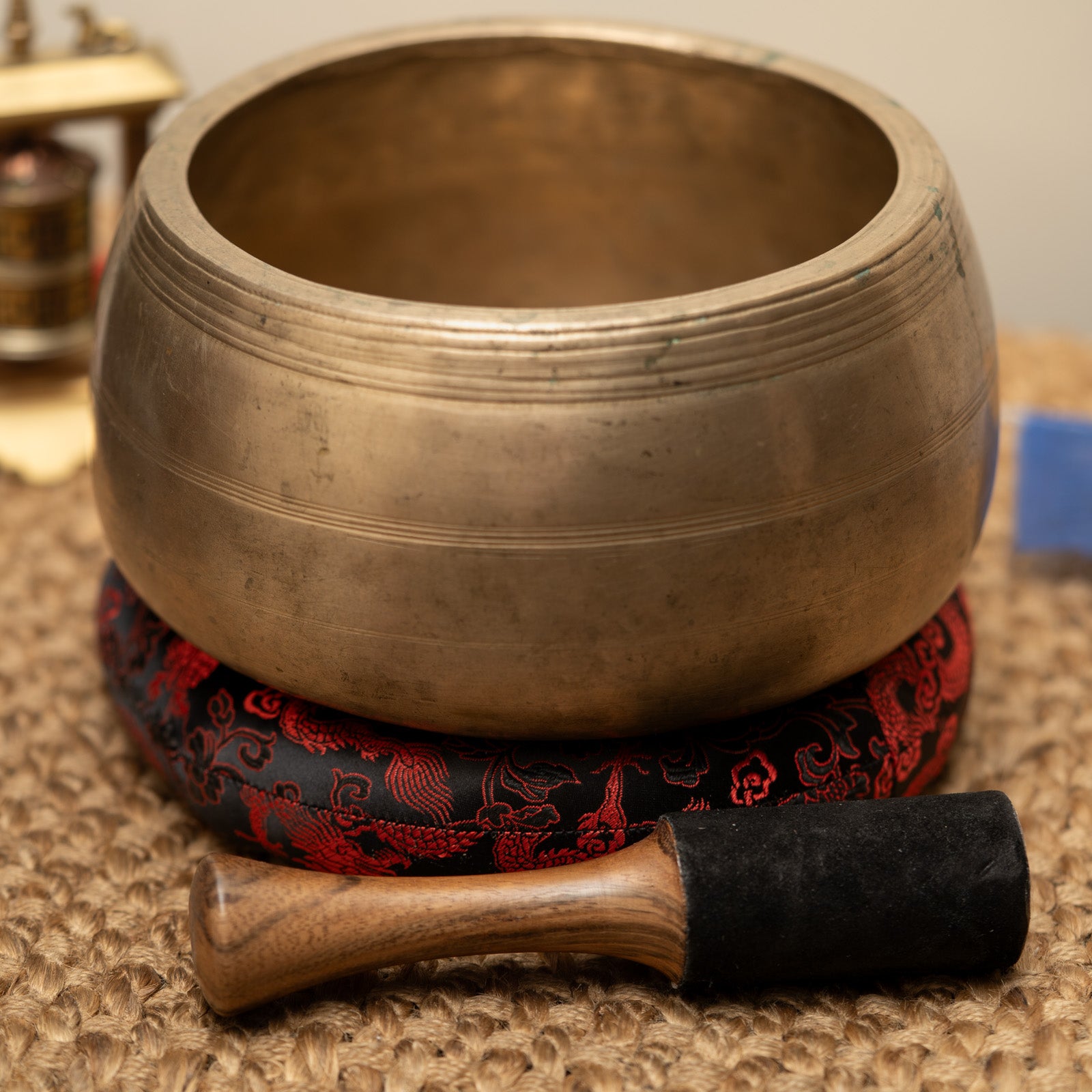 Mani Singing Bowl - Antique Tibetan Bowl