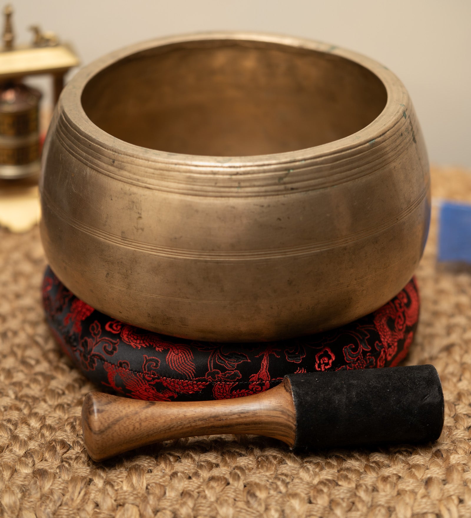 Mani Singing Bowl - Antique Tibetan Bowl