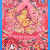 Manjushree Thangka  is a powerful and meaningful artwork for any spiritual practitioner.