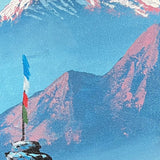 Hand-Painted Oil Painting of Mt Machapuchre 