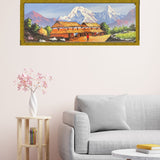 Oil Painting of Mount Machapuchre