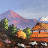 Oil Painting of Mount Machapuchre