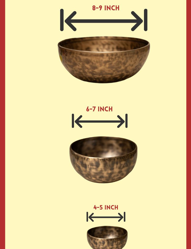 old Style tibetan singing bowls