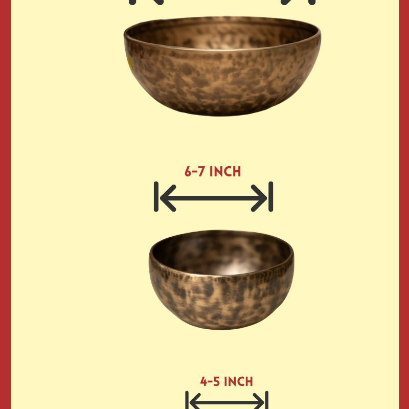 old Style tibetan singing bowls