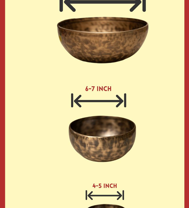 old Style tibetan singing bowls