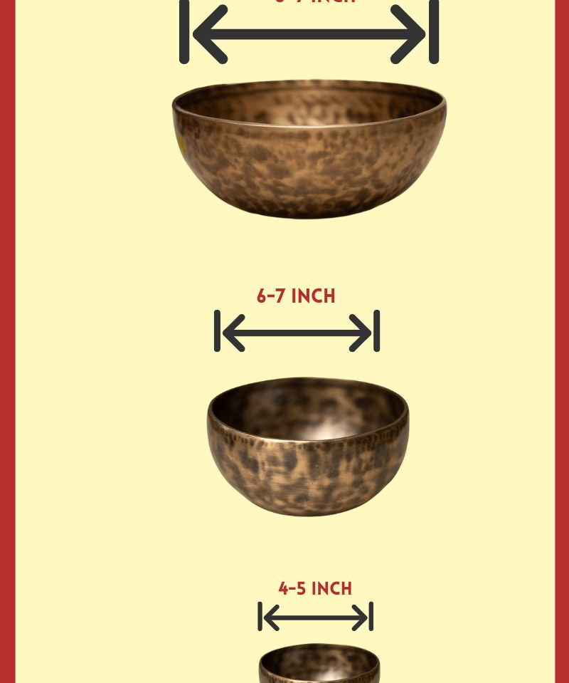 old Style tibetan singing bowls