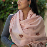 Light Embroidery Pashmina Shawl for every day use.