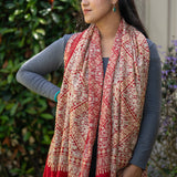 Heavy Embroidery Pashmina Shawl - 100% cashmere shawl