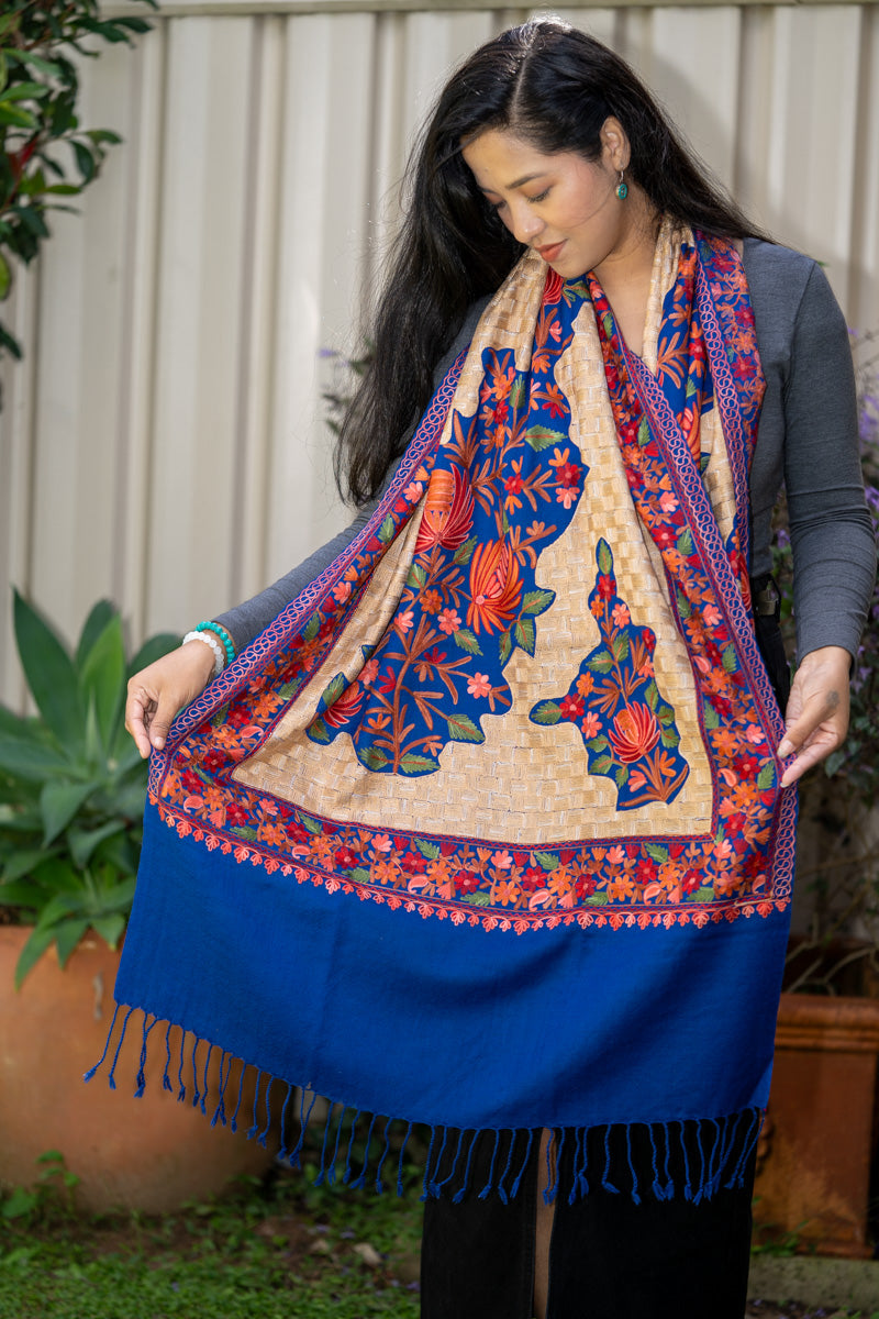 Embroidered Pashmina Shawl - Premium quality shawl 