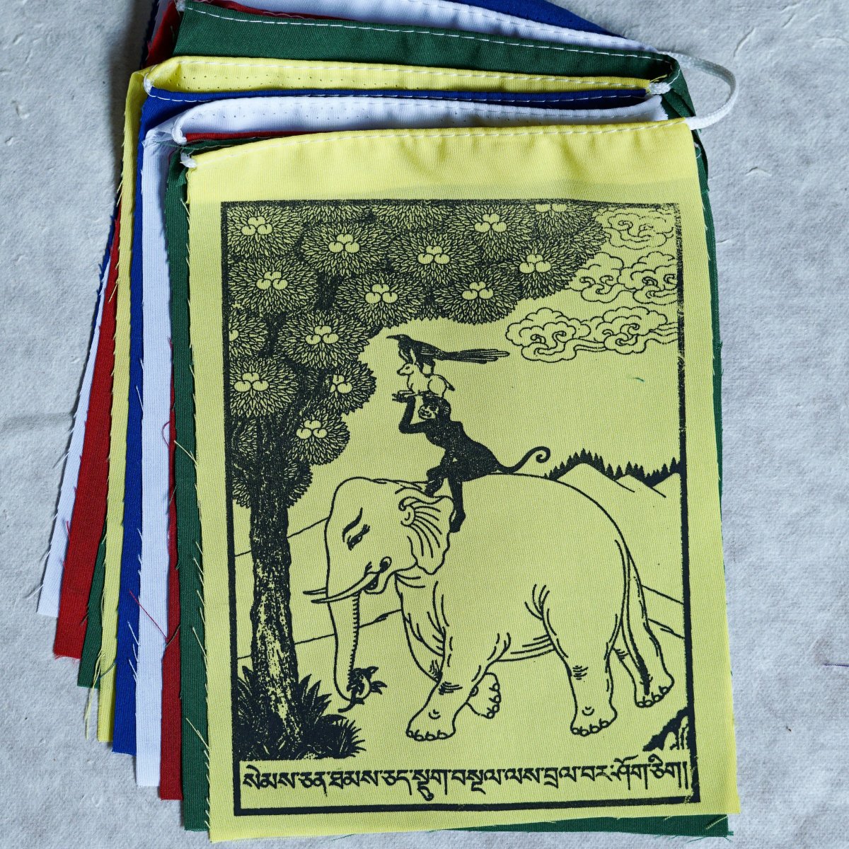 4 Harmonious Friends Prayer Flag