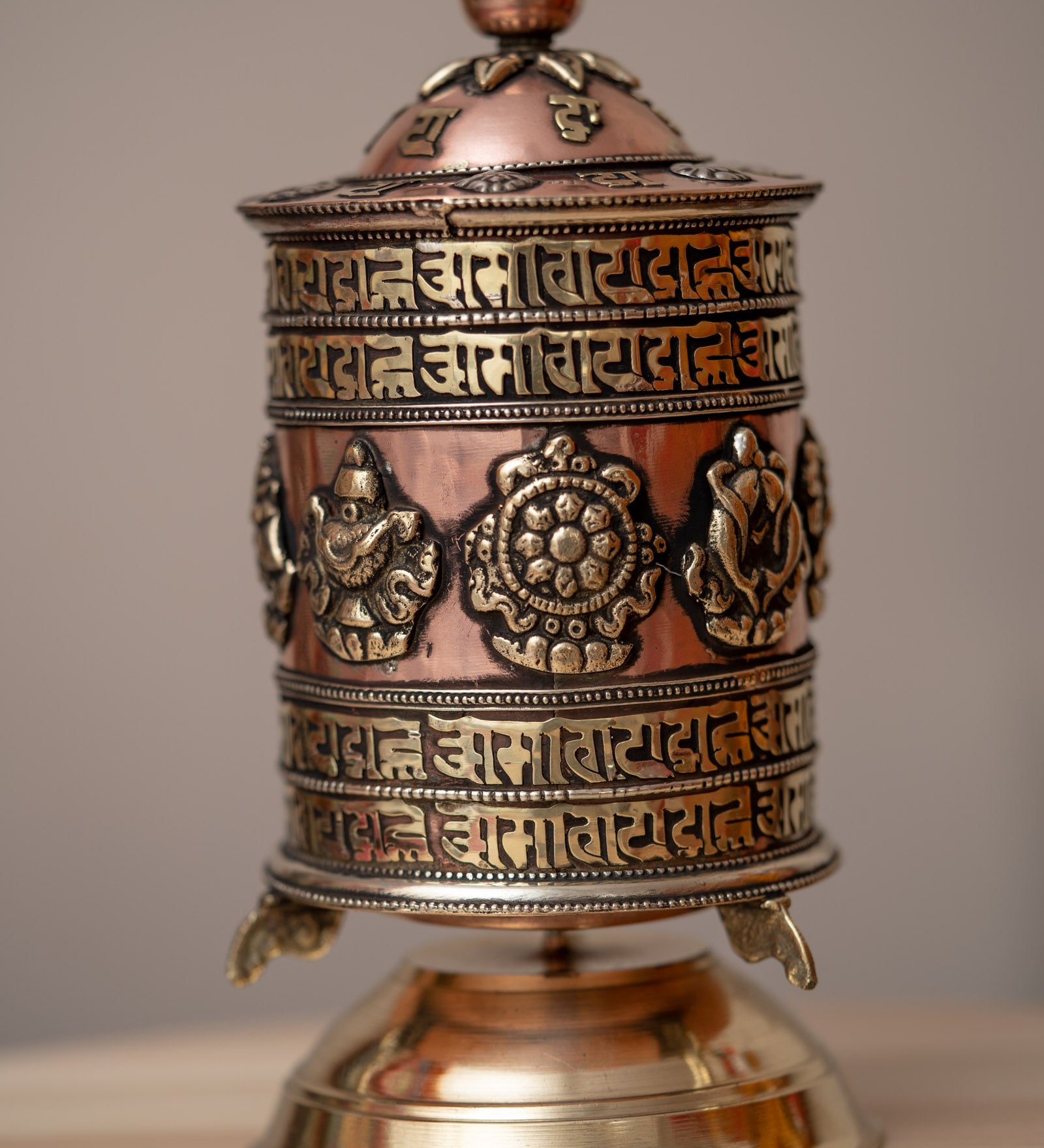 Prayer wheel for Spiritual Connection, Blessings and Well-being.