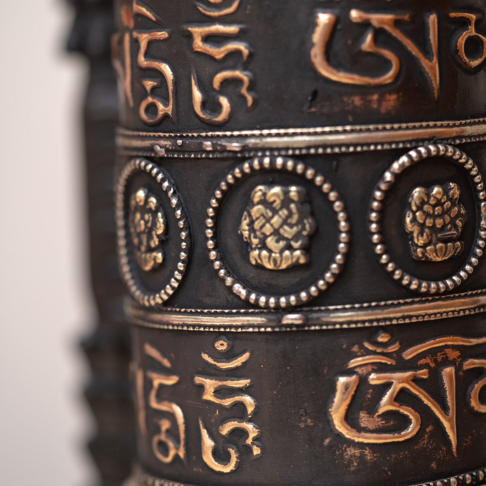 Mantra Prayer Wheel for meditation and spirituality.