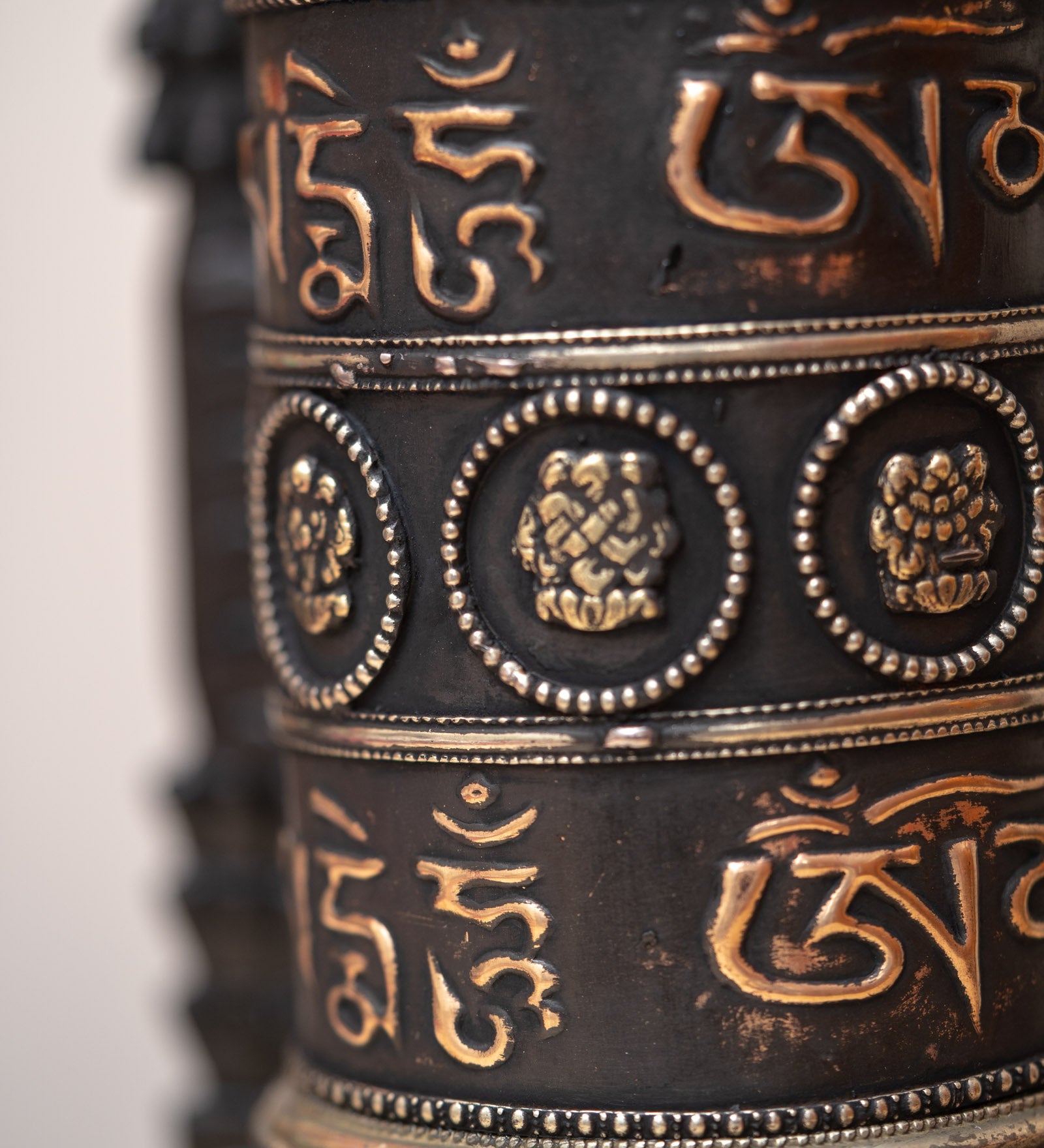 Mantra Prayer Wheel for meditation and spirituality.