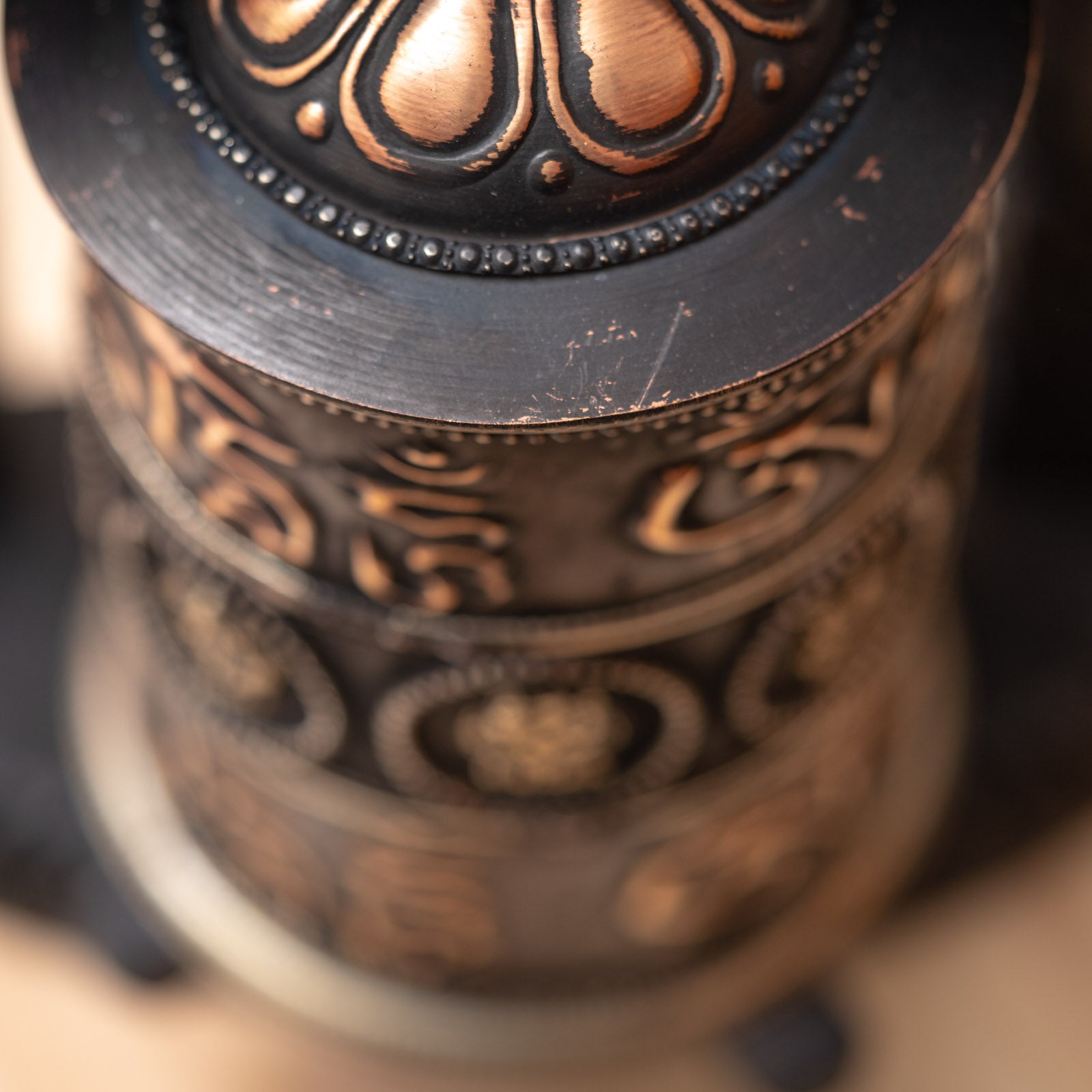 Mantra Prayer Wheel for meditation and spirituality.