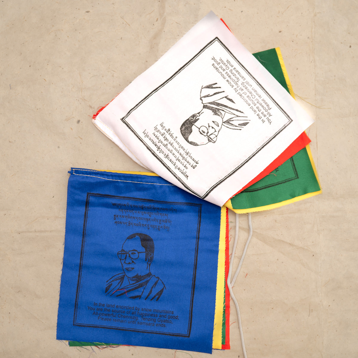 Dalai Lama Peace prayer Flags for wall hanging 