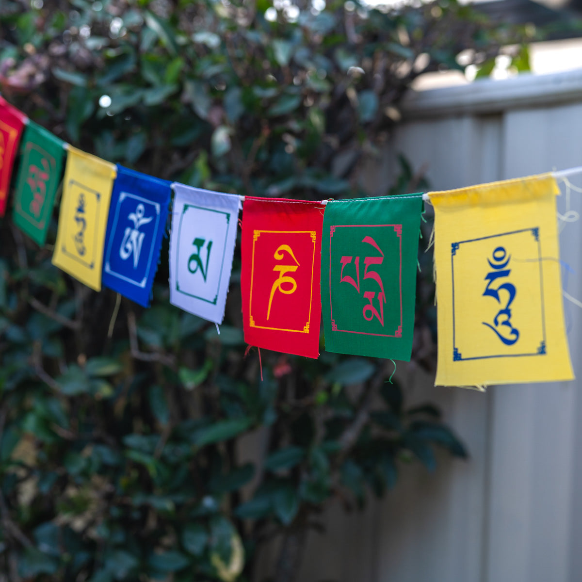 Compassionate mantra prayer flag