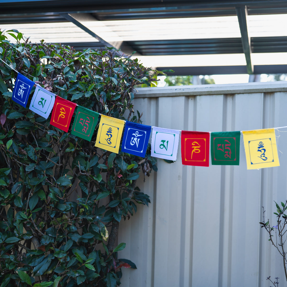 Compassionate mantra prayer flag